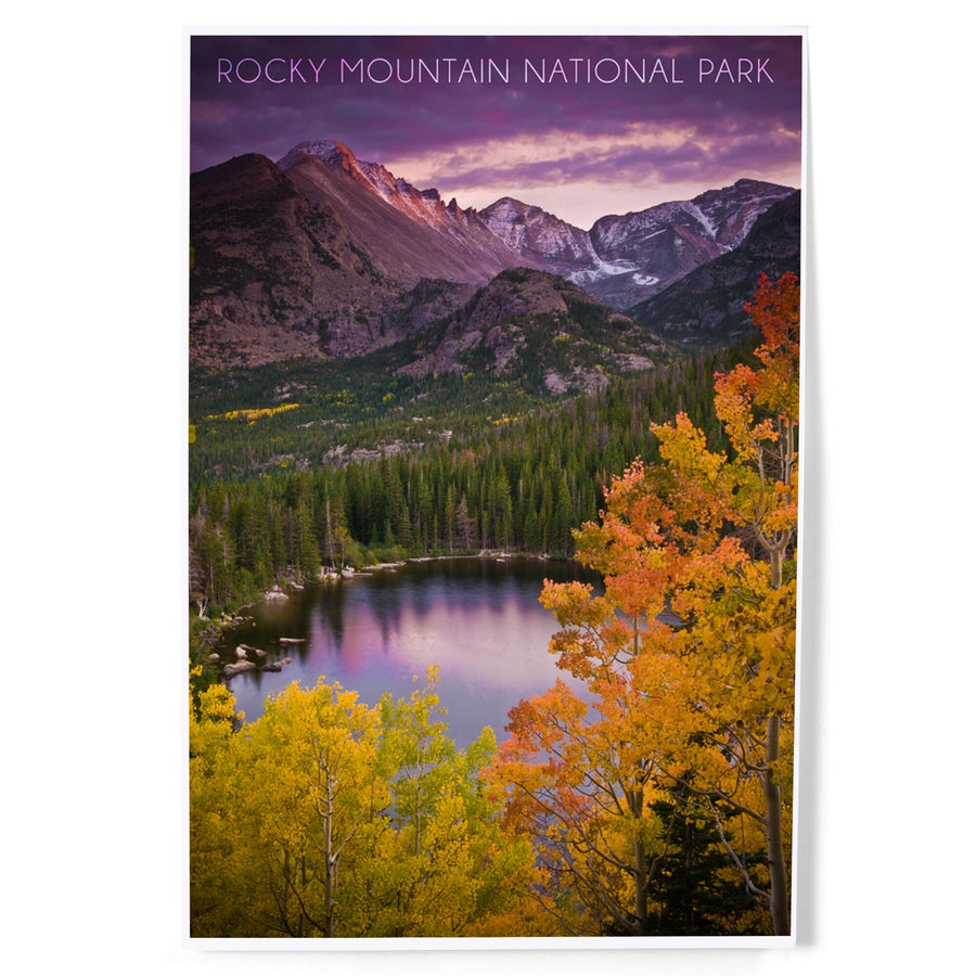 Rocky Mountain National Park, Colorado, Art & Giclee Prints Art Lantern Press 