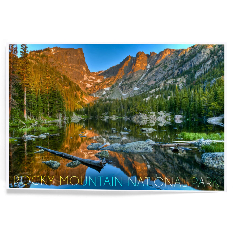 Rocky Mountain National Park, Colorado, Dream Lake Day, Art & Giclee Prints Art Lantern Press 