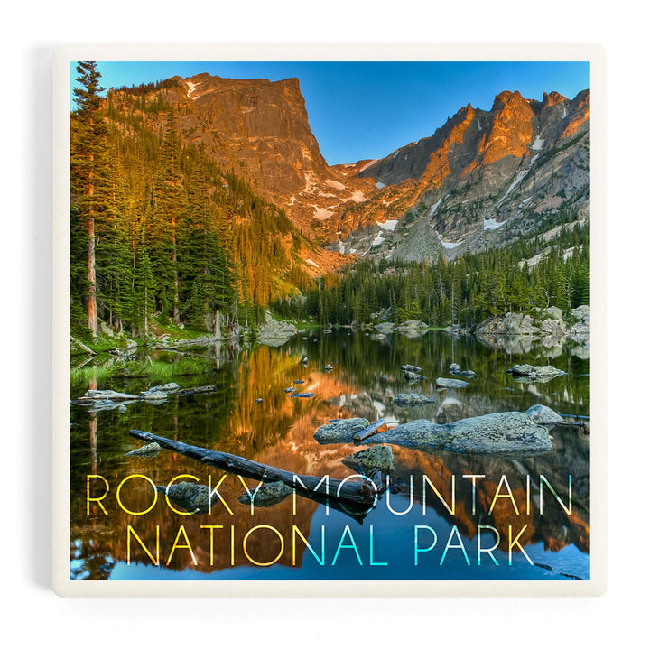 Rocky Mountain National Park, Colorado, Dream Lake Day, Coasters Coasters Lantern Press 