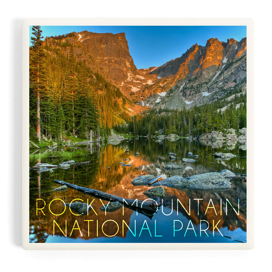 Rocky Mountain National Park, Colorado, Dream Lake Day, Coasters Coasters Lantern Press 