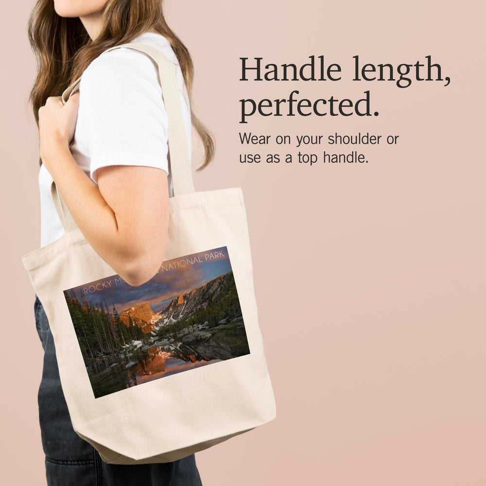Rocky Mountain National Park, Colorado, Dream Lake Sunset, Tote Bag Totes Lantern Press 
