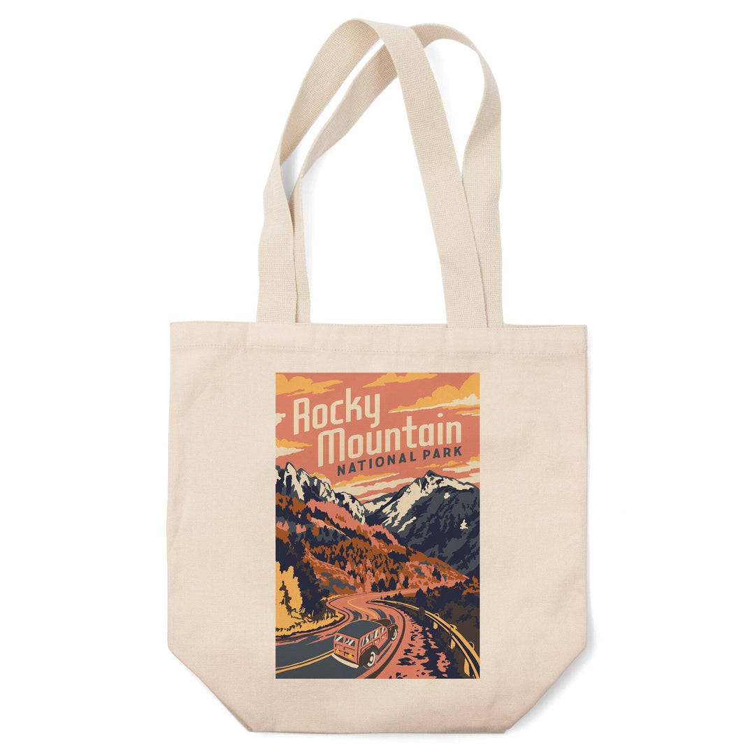 Rocky Mountain National Park, Colorado, Explorer Series, Tote Bag Totes Lantern Press 