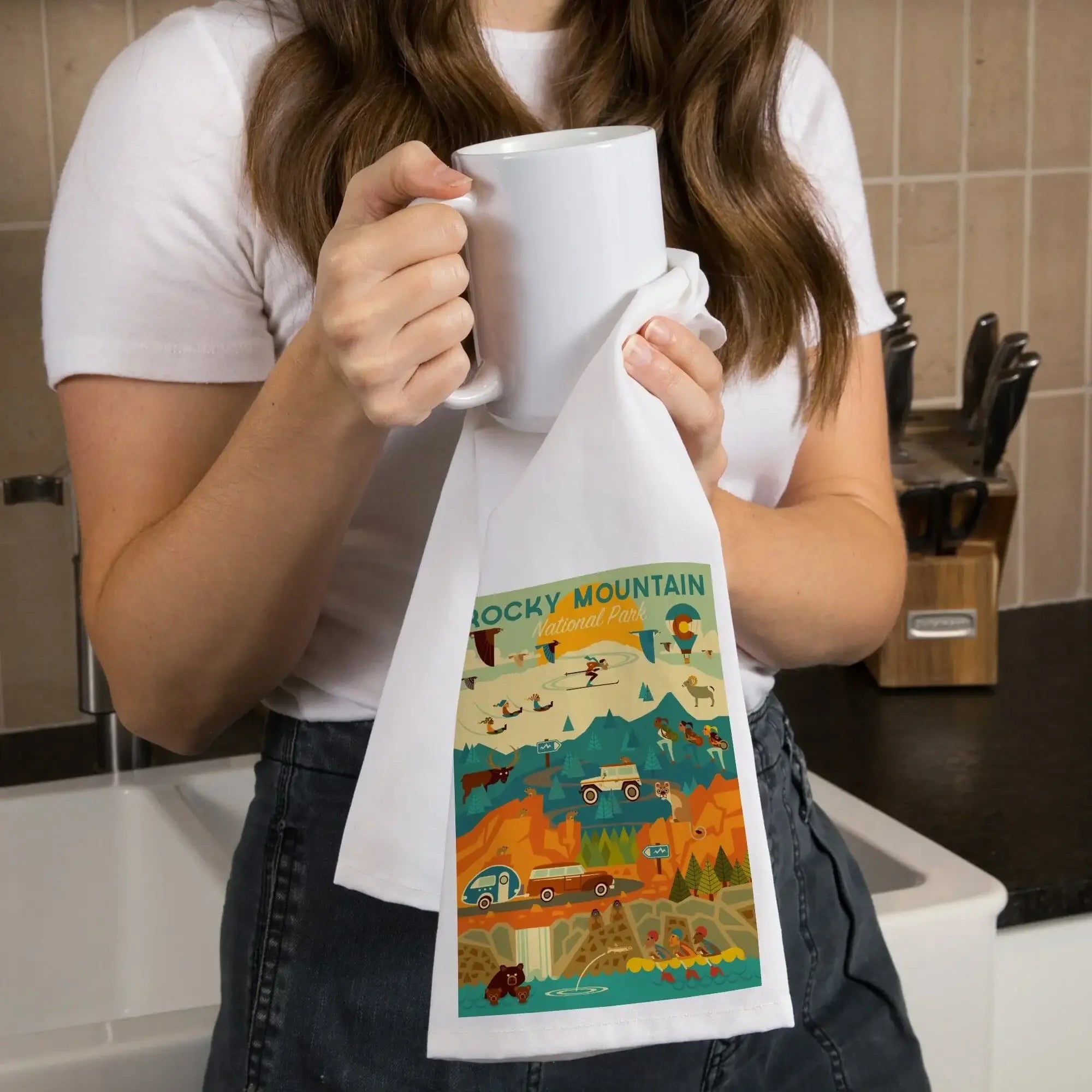 Rocky Mountain National Park, Colorado, Geometric National Park Series