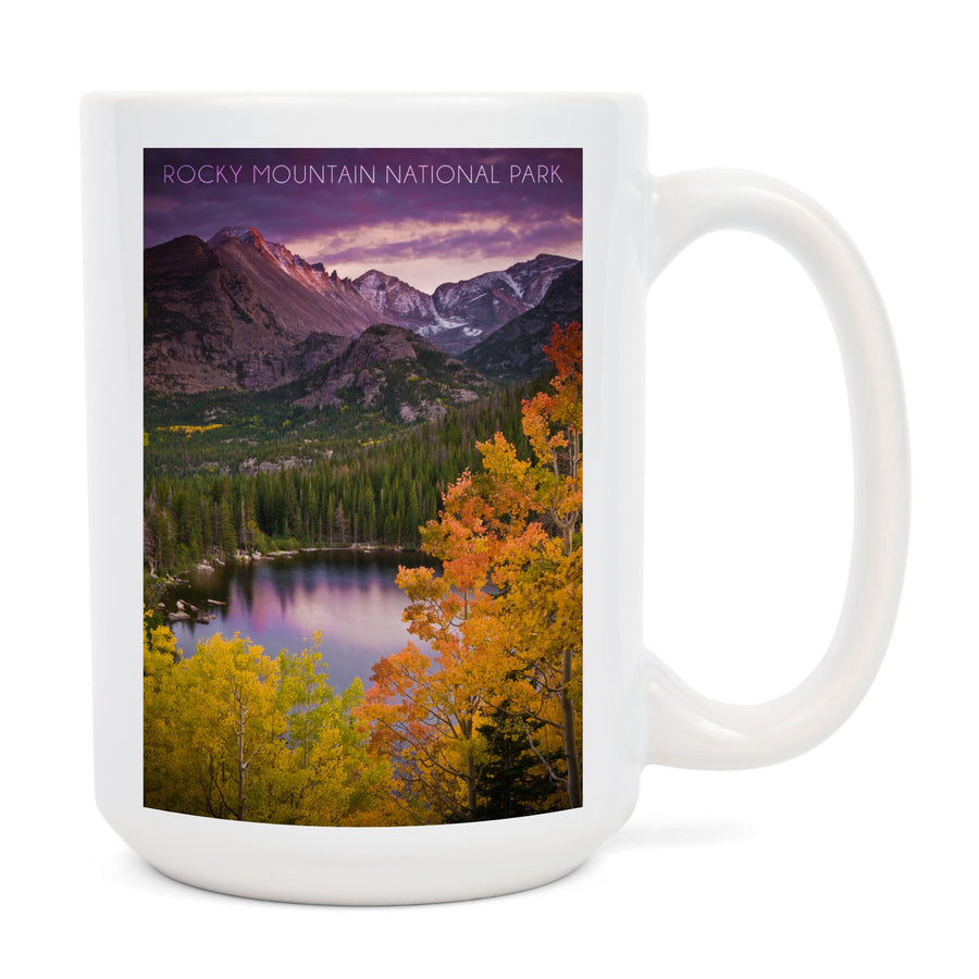 Rocky Mountain National Park, Colorado, Lantern Press Artwork, Ceramic Mug Mugs Lantern Press 