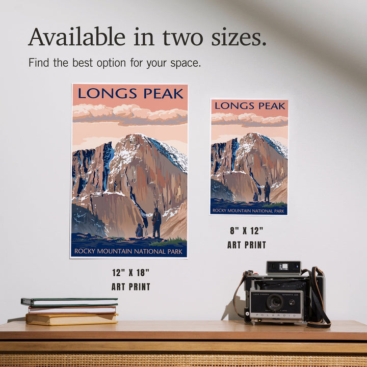 Rocky Mountain National Park, Colorado, Longs Peak, Art & Giclee Prints Art Lantern Press 