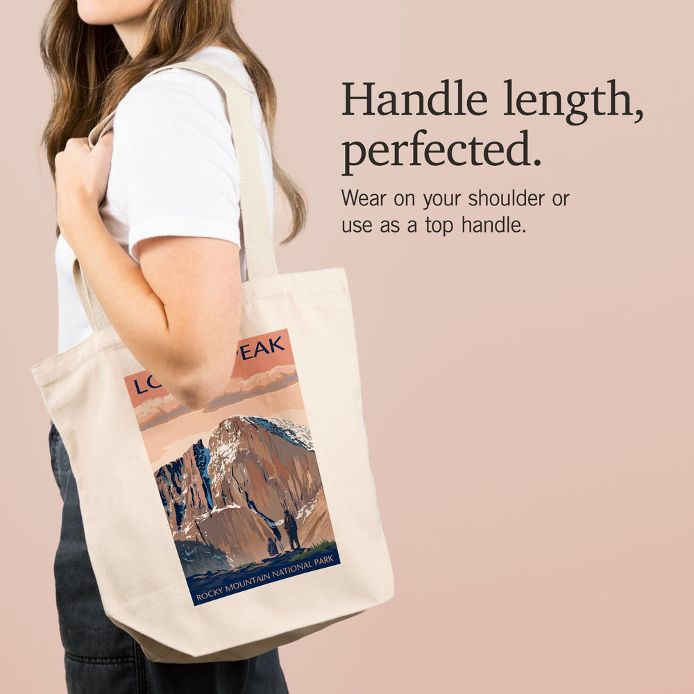 Rocky Mountain National Park, Colorado, Longs Peak, Tote Bag Totes Lantern Press 