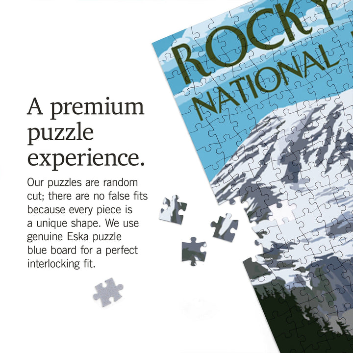 Rocky Mountain National Park, Colorado, Marmots, Jigsaw Puzzle Puzzle Lantern Press 