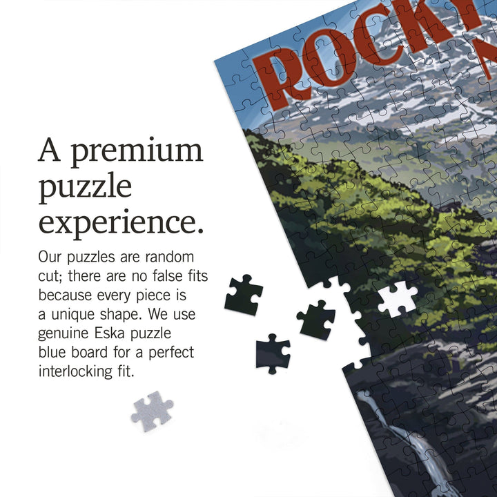 Rocky Mountain National Park, Colorado, Stanley Steamer, Jigsaw Puzzle Puzzle Lantern Press 