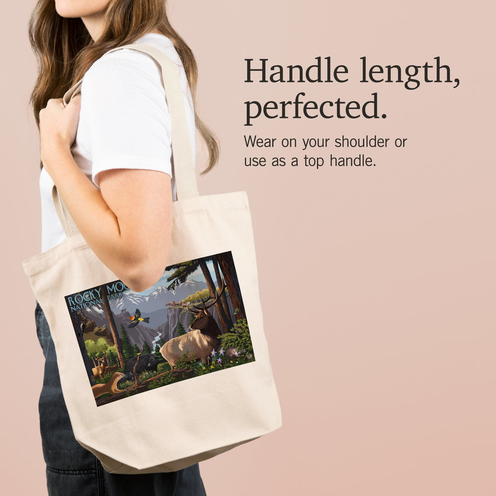 Rocky Mountain National Park, Wildlife Utopia, Tote Bag Totes Lantern Press 