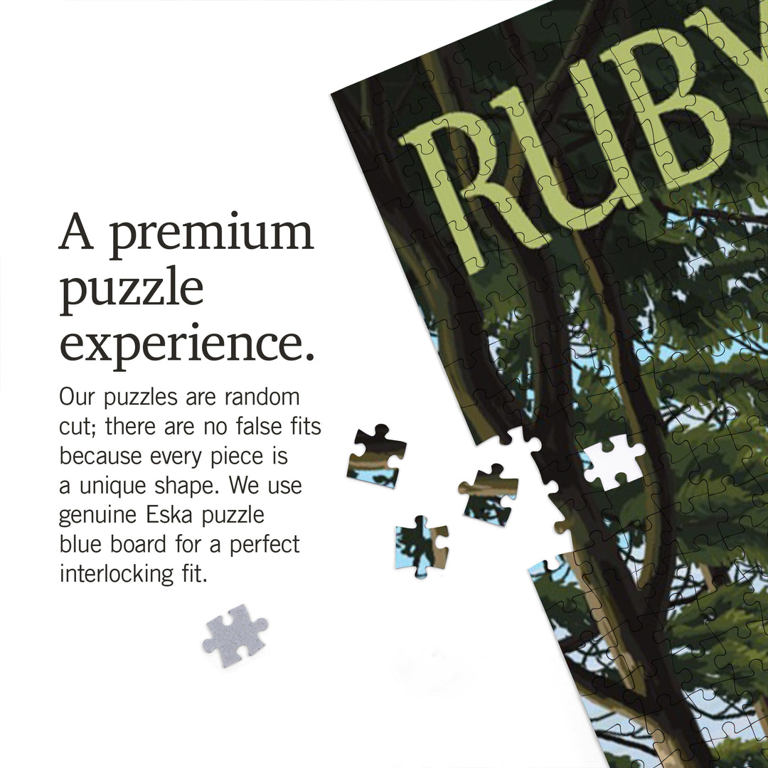 Ruby Beach, Washington Coast, Jigsaw Puzzle Puzzle Lantern Press 