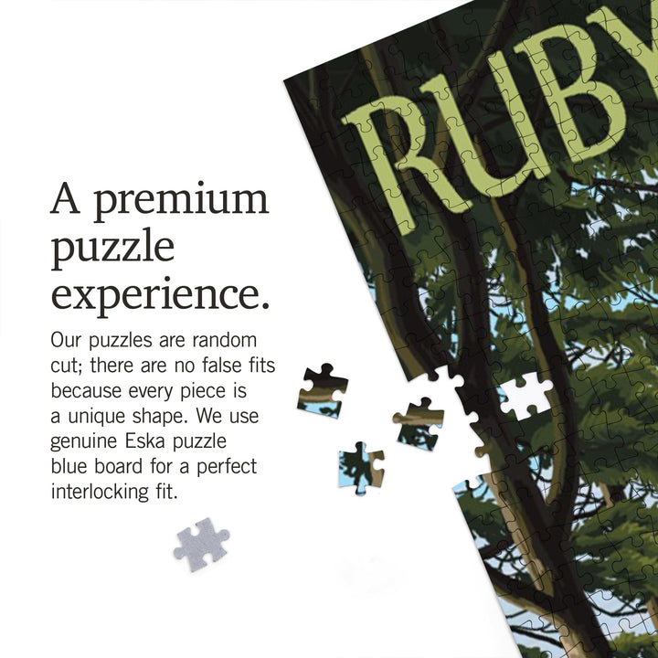 Ruby Beach, Washington Coast, Jigsaw Puzzle Puzzle Lantern Press 