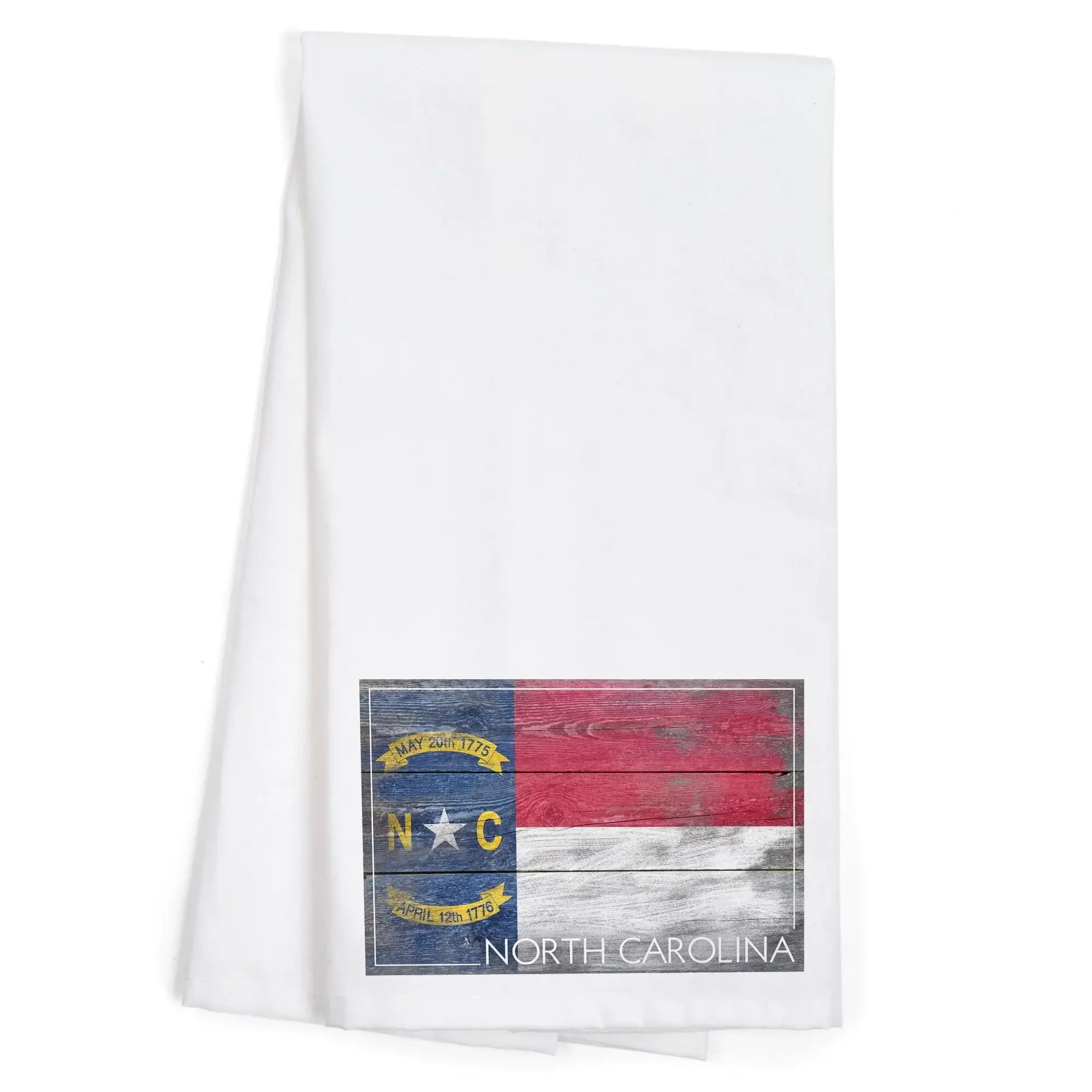Lantern Press North Carolina State Flag Tea Towel - Thumbnail 2
