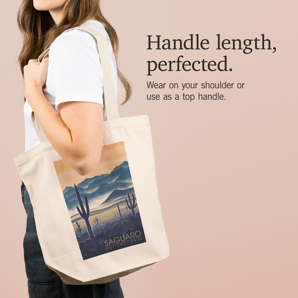 Saguaro National Park, Arizona, Desert Landscape, Tote Bag Totes Lantern Press 