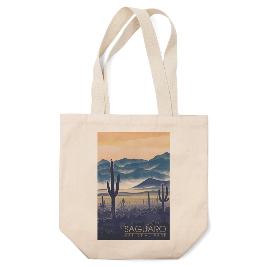 Saguaro National Park, Arizona, Desert Landscape, Tote Bag Totes Lantern Press 