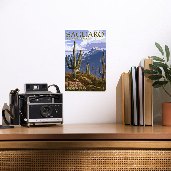 Saguaro National Park, Arizona, Rincon Peak, Metal Signs Metal Lantern Press 