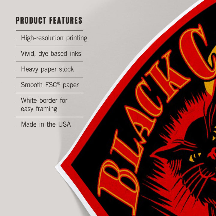 Salem, Massachusetts, Black Cat Witch's Brew, Art & Giclee Prints Art Lantern Press 