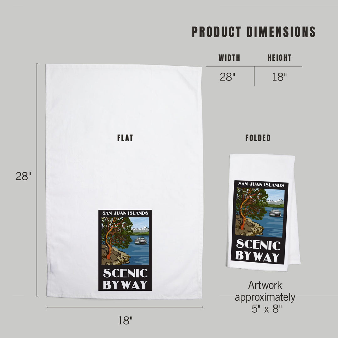 San Juan Islands Scenic Byway, Washington, Official Logo, Jigsaw Puzzle Kitchen Lantern Press 