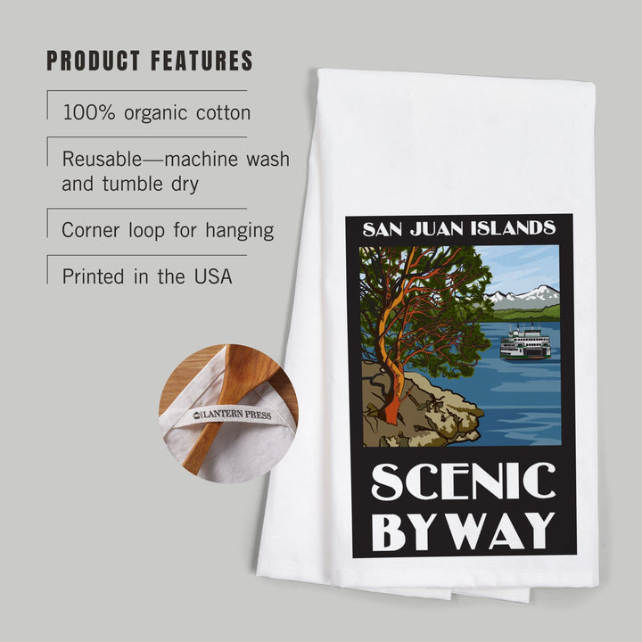 San Juan Islands Scenic Byway, Washington, Official Logo, Jigsaw Puzzle Kitchen Lantern Press 