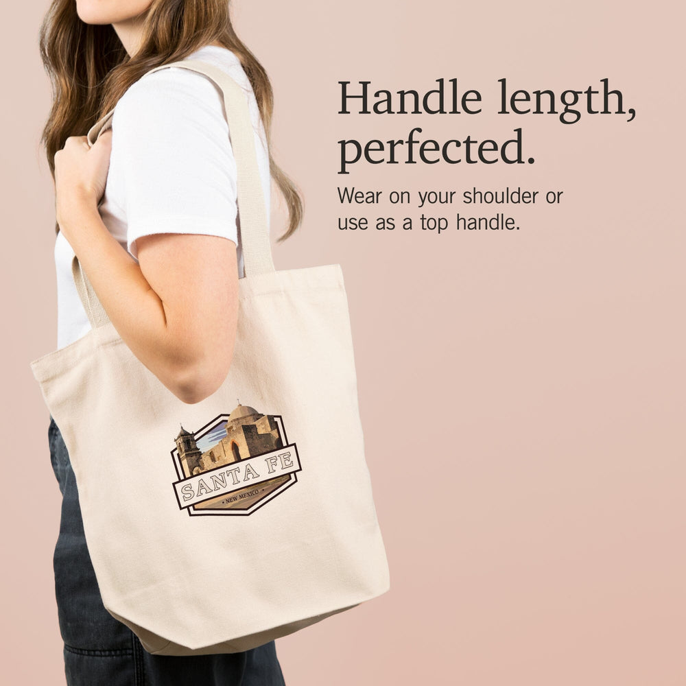 Santa Fe, New Mexico,, Tote Bag Totes Lantern Press 