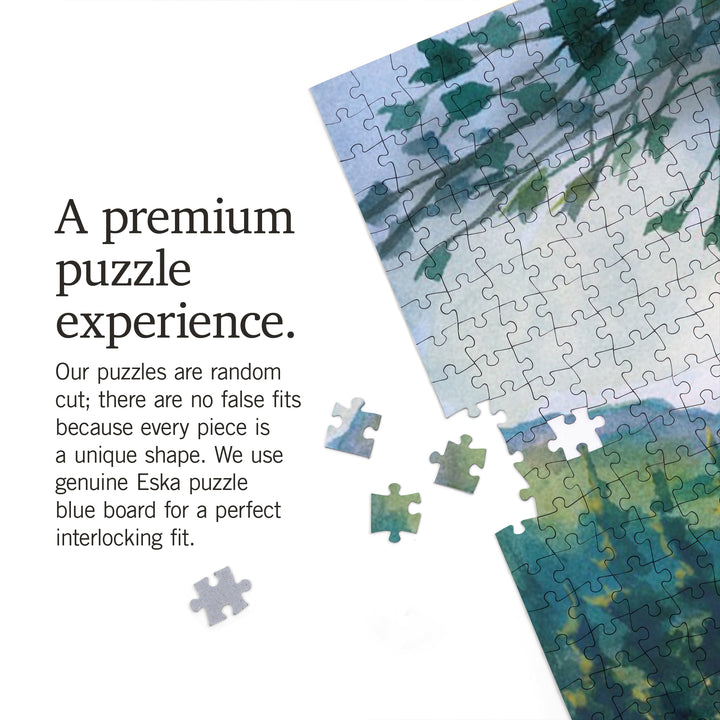 Santa Rosa, California, Sonoma County Wine Country, Jigsaw Puzzle Puzzle Lantern Press 