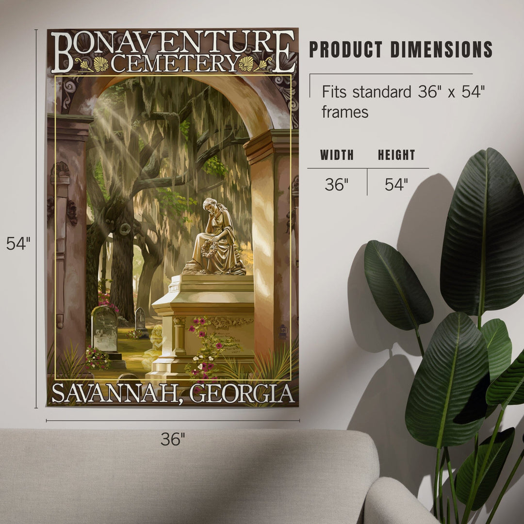 Savannah, Georgia, Bonaventure Cemetery, Art & Giclee Prints Art Lantern Press 