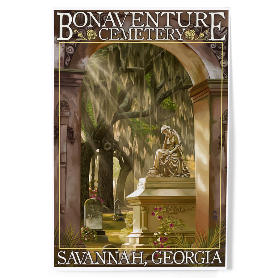 Savannah, Georgia, Bonaventure Cemetery, Art & Giclee Prints Art Lantern Press 