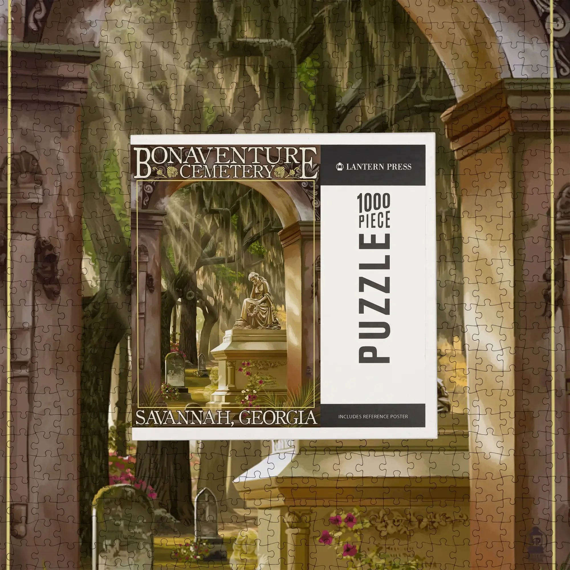 Savannah, Georgia, Bonaventure Cemetery, 1000 piece jigsaw puzzle