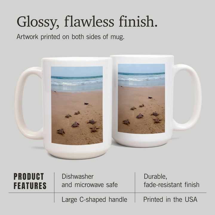 Sea Turtles Hatching, Ceramic Mug Mugs Lantern Press 