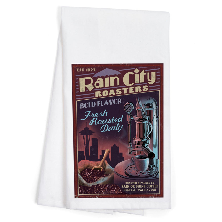 Seattle, Washington, Coffee Roasters Vintage Sign, Jigsaw Puzzle Kitchen Lantern Press 