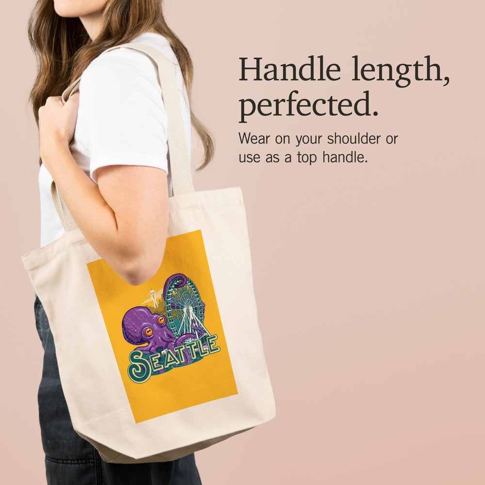 Seattle, Washington, Giant Octopus,, Tote Bag Totes Lantern Press 