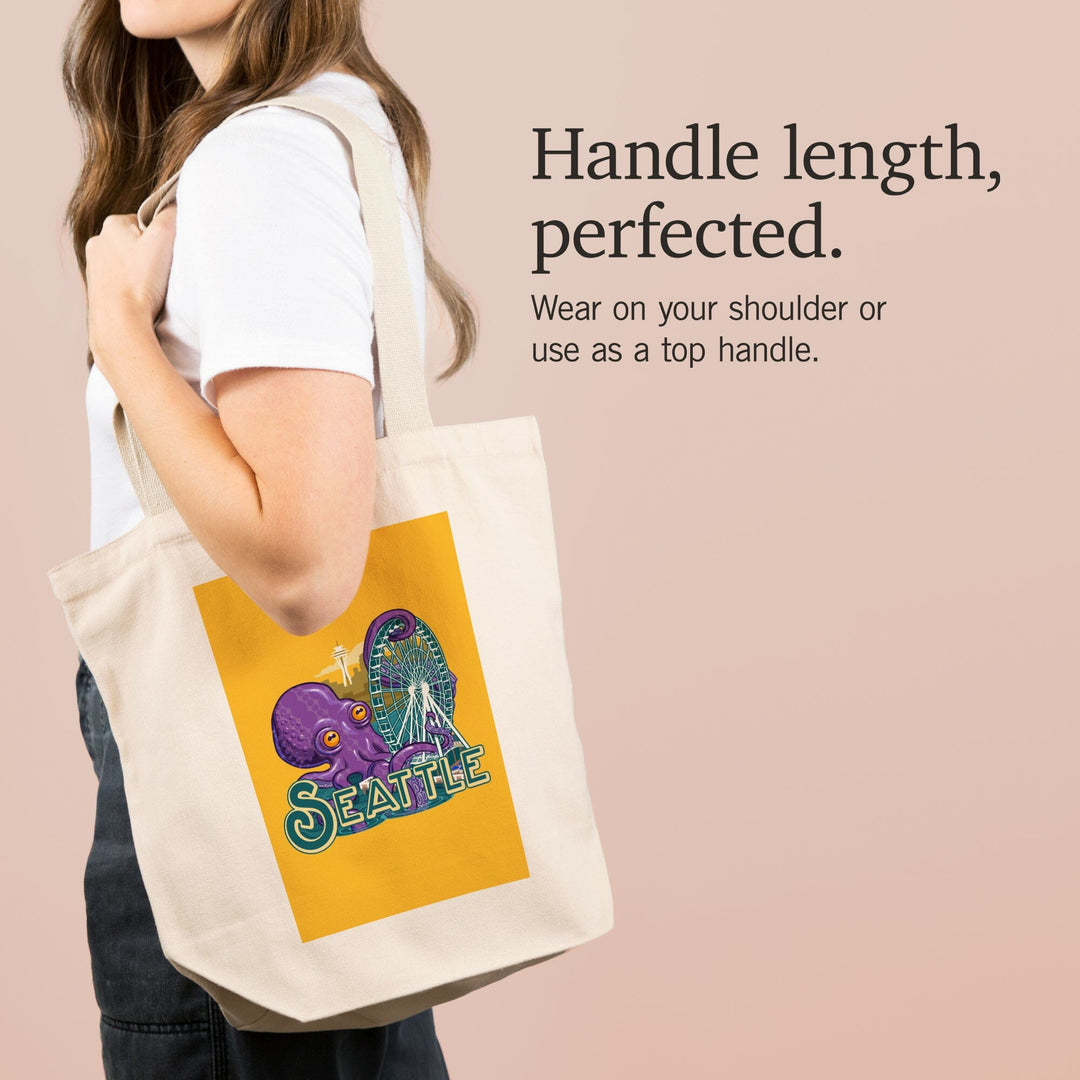 Seattle, Washington, Giant Octopus,, Tote Bag Totes Lantern Press 
