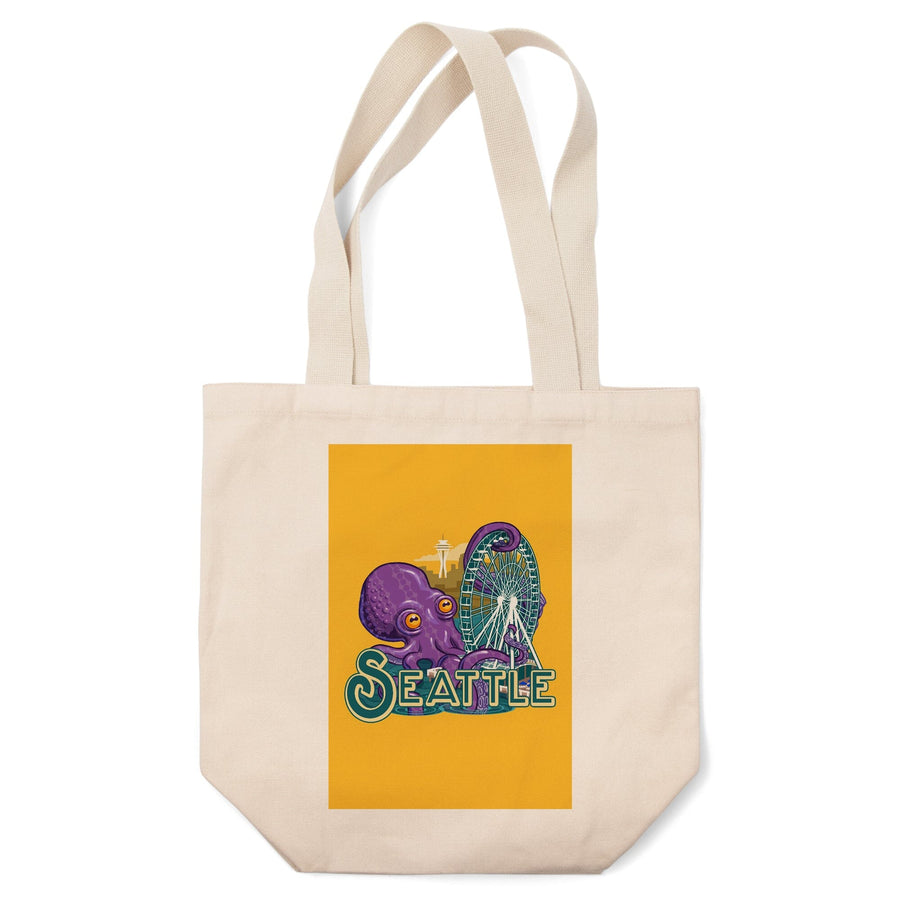 Seattle, Washington, Giant Octopus,, Tote Bag Totes Lantern Press 