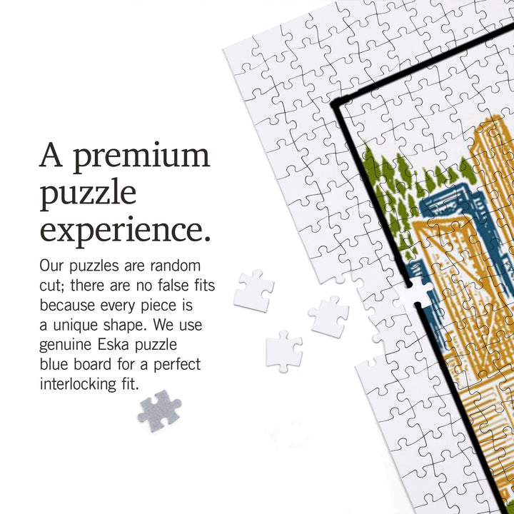 Seattle, Washington, Skyline, Jigsaw Puzzle Puzzle Lantern Press 