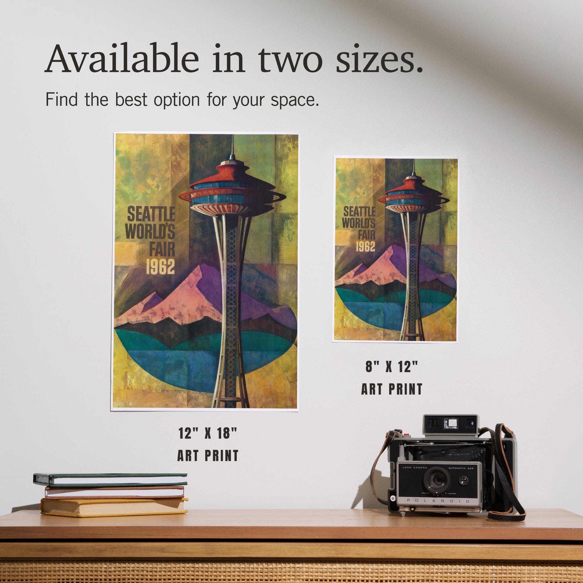 Seattle space needle/nostalgic Washington Timeless discount treasures fabric panels