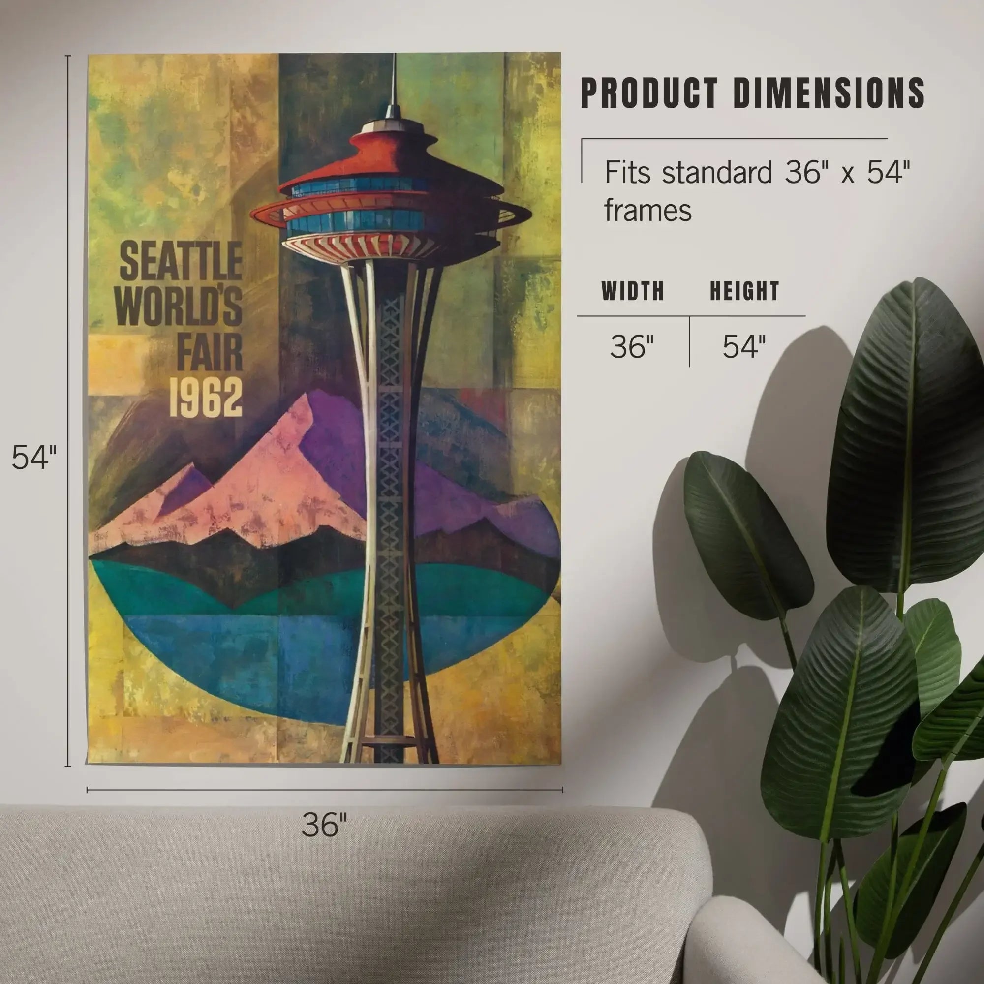 Seattle, Washington, Space Needle World's Fair, Vintage Travel