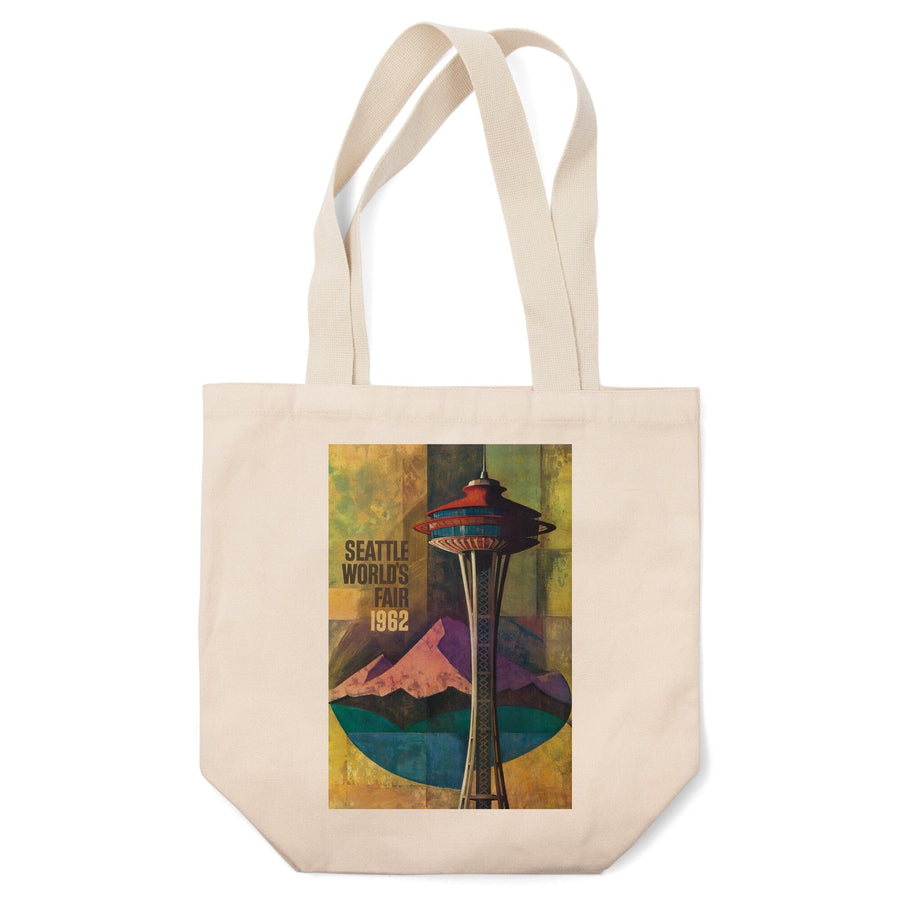 Seattle, Washington, Space Needle World's Fair, Vintage Travel Poster, Tote Bag Totes Lantern Press 