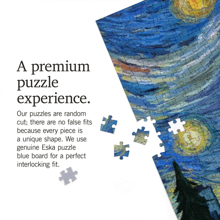Seattle, Washington, Starry Night City Series, Jigsaw Puzzle Puzzle Lantern Press 
