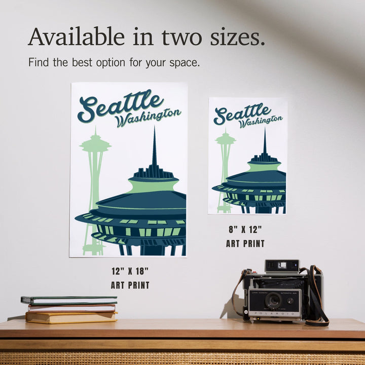 Seattle, Washington, The Space Needle, Art & Giclee Prints Art Lantern Press 