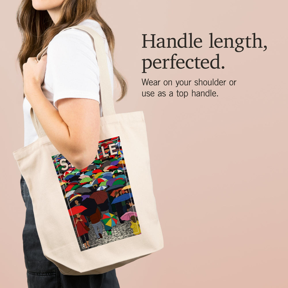 Seattle, Washington, Umbrellas, Tote Bag Totes Lantern Press 