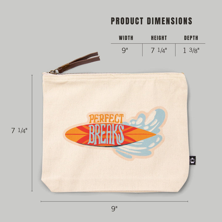 Secret Surf Spot Collection, Surfboard, Perfect Breaks, Contour, Accessory Go Bag Totes Lantern Press 