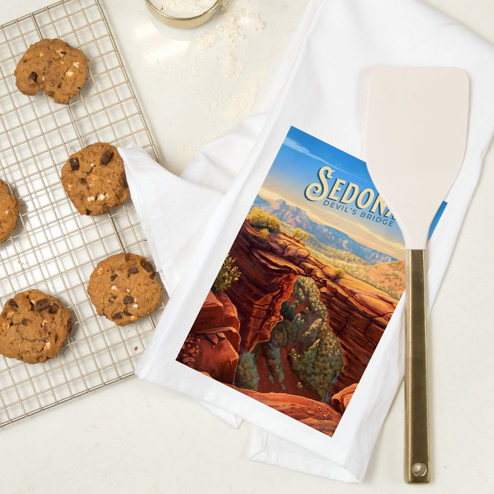Sedona, Arizona, Devil's Bridge, Oil Painting, Jigsaw Puzzle Kitchen Lantern Press 