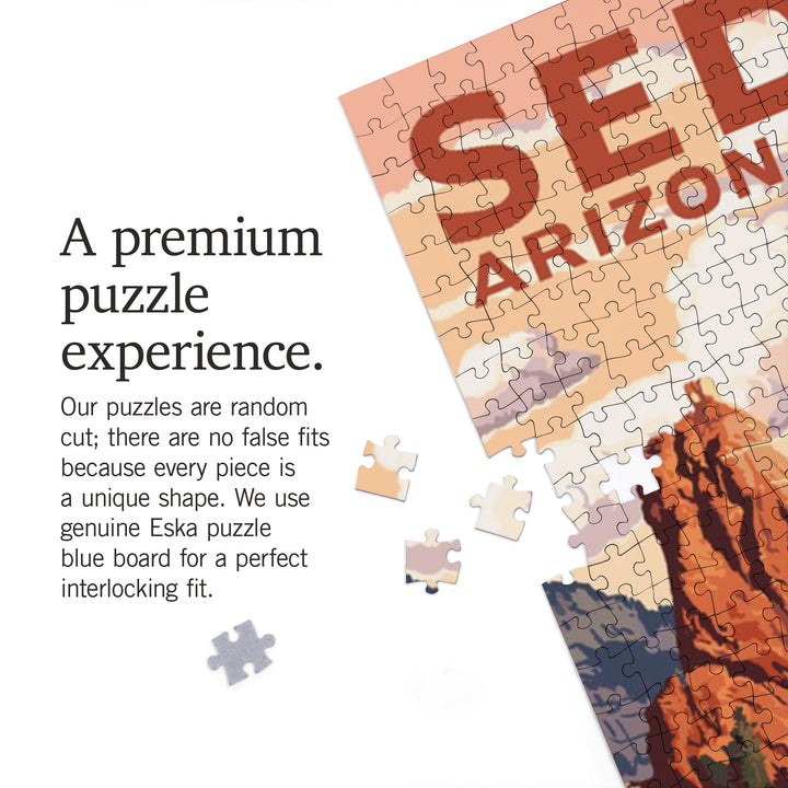 Sedona, Arizona, Snoopy Rock, Jigsaw Puzzle Puzzle Lantern Press 