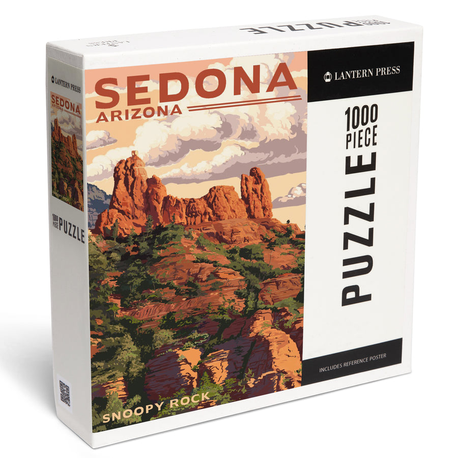 Sedona, Arizona, Snoopy Rock, Jigsaw Puzzle Puzzle Lantern Press 
