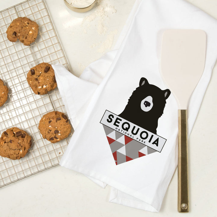 Sequoia National Park, Bear and Triangles, Contour, Jigsaw Puzzle Kitchen Lantern Press 