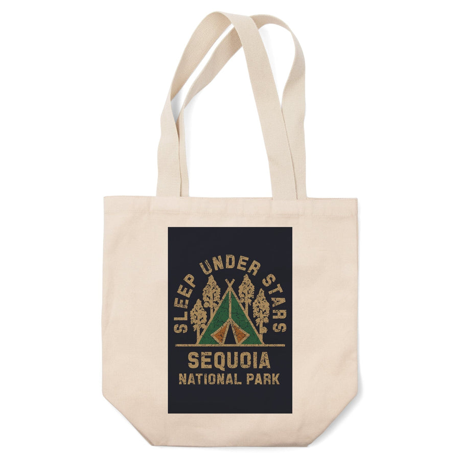 Sequoia National Park, Sleep Under the Stars,, Tote Bag Totes Lantern Press 