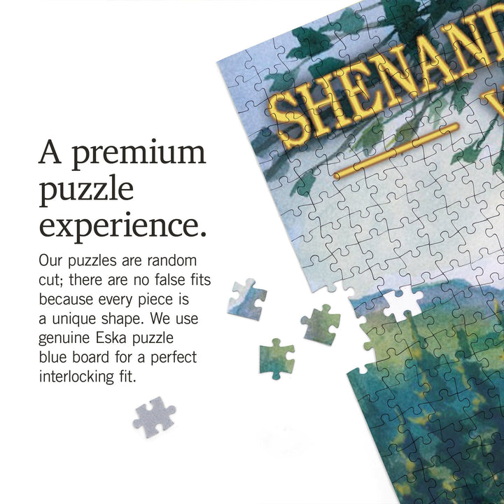 Shenandoah County, Virginia, Vineyard Scene, Jigsaw Puzzle Puzzle Lantern Press 