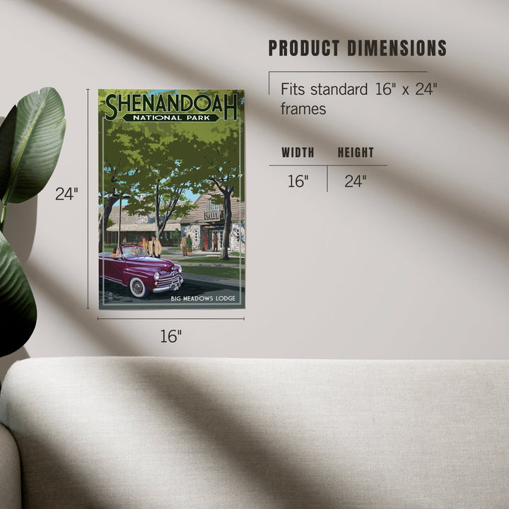Shenandoah National Park, Virginia, Big Meadows Lodge, Art & Giclee Prints Art Lantern Press 