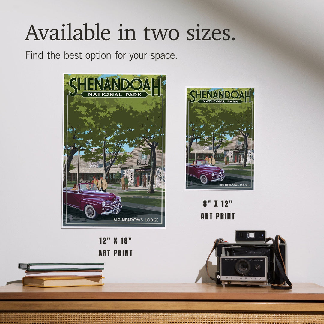 Shenandoah National Park, Virginia, Big Meadows Lodge, Art & Giclee Prints Art Lantern Press 