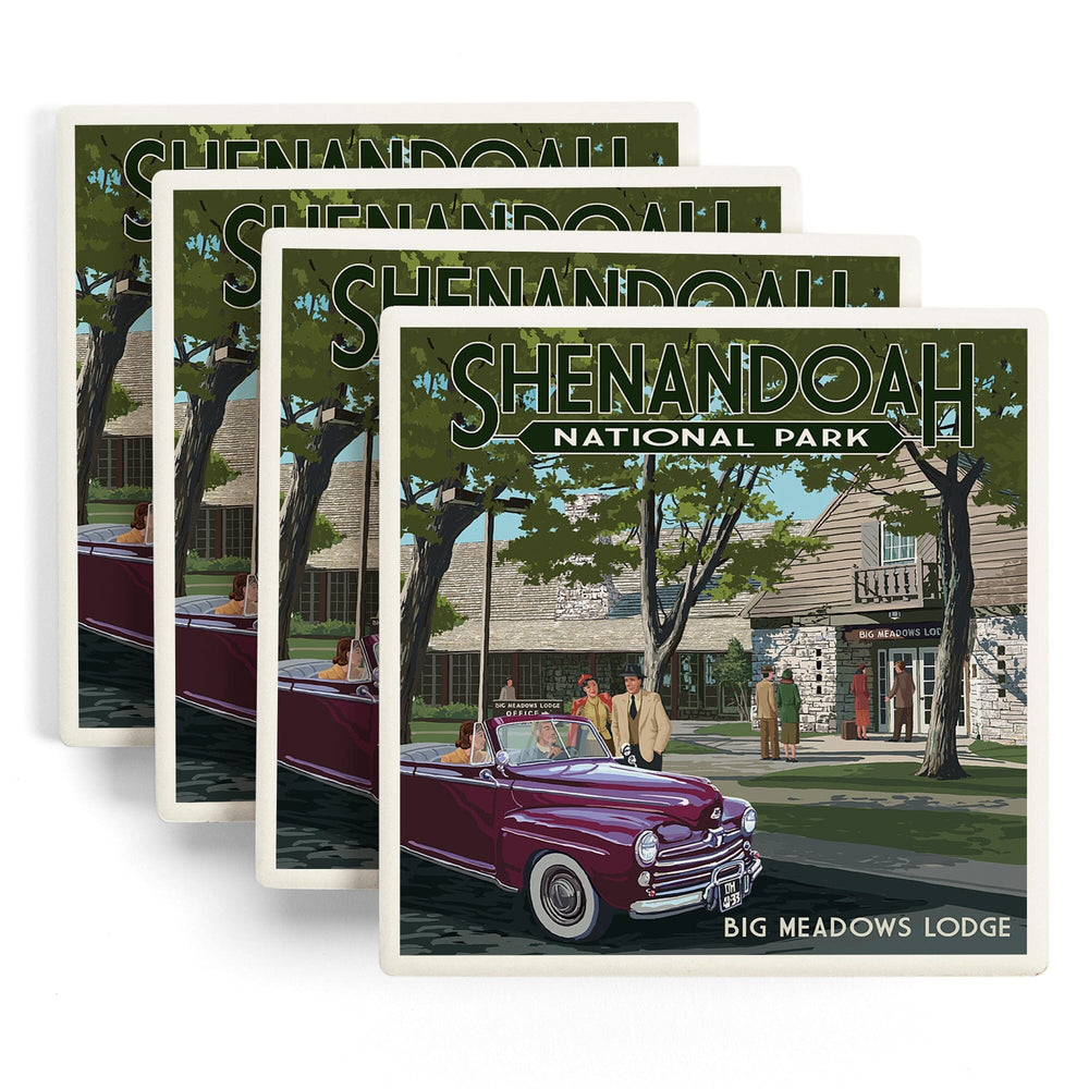 Shenandoah National Park, Virginia, Big Meadows Lodge, Coasters Coasters Lantern Press 