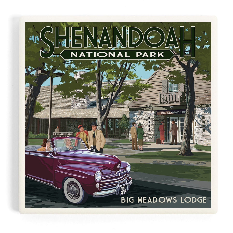 Shenandoah National Park, Virginia, Big Meadows Lodge, Coasters Coasters Lantern Press 